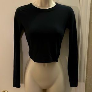 Forever 21 black cropped top